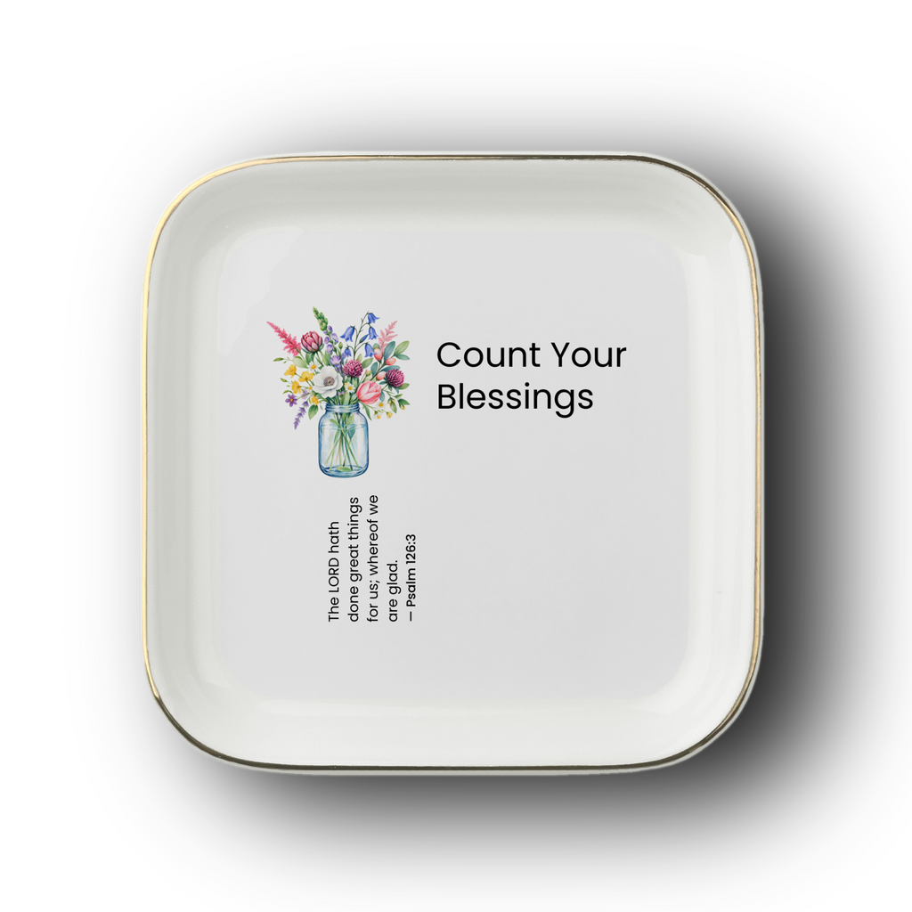 Counts Your Blessings Jewelry Dish