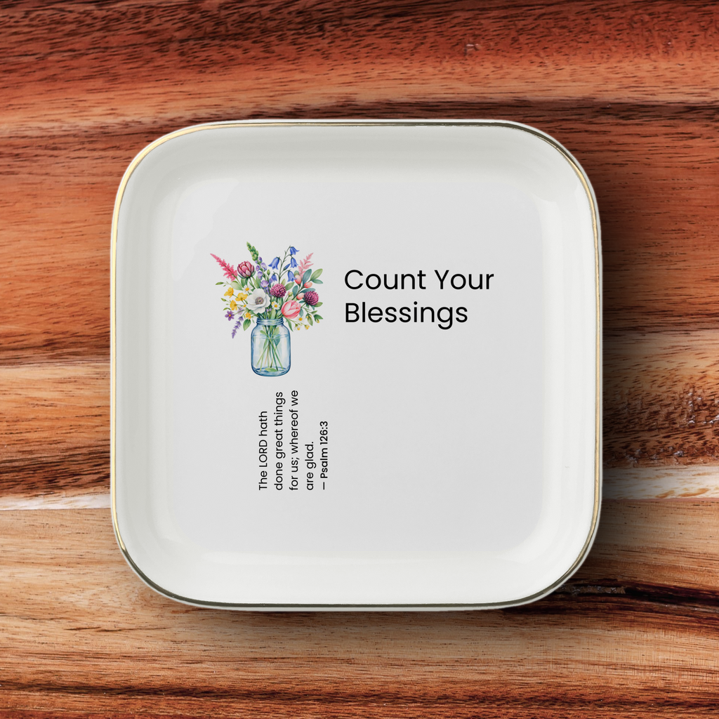 Counts Your Blessings Jewelry Dish
