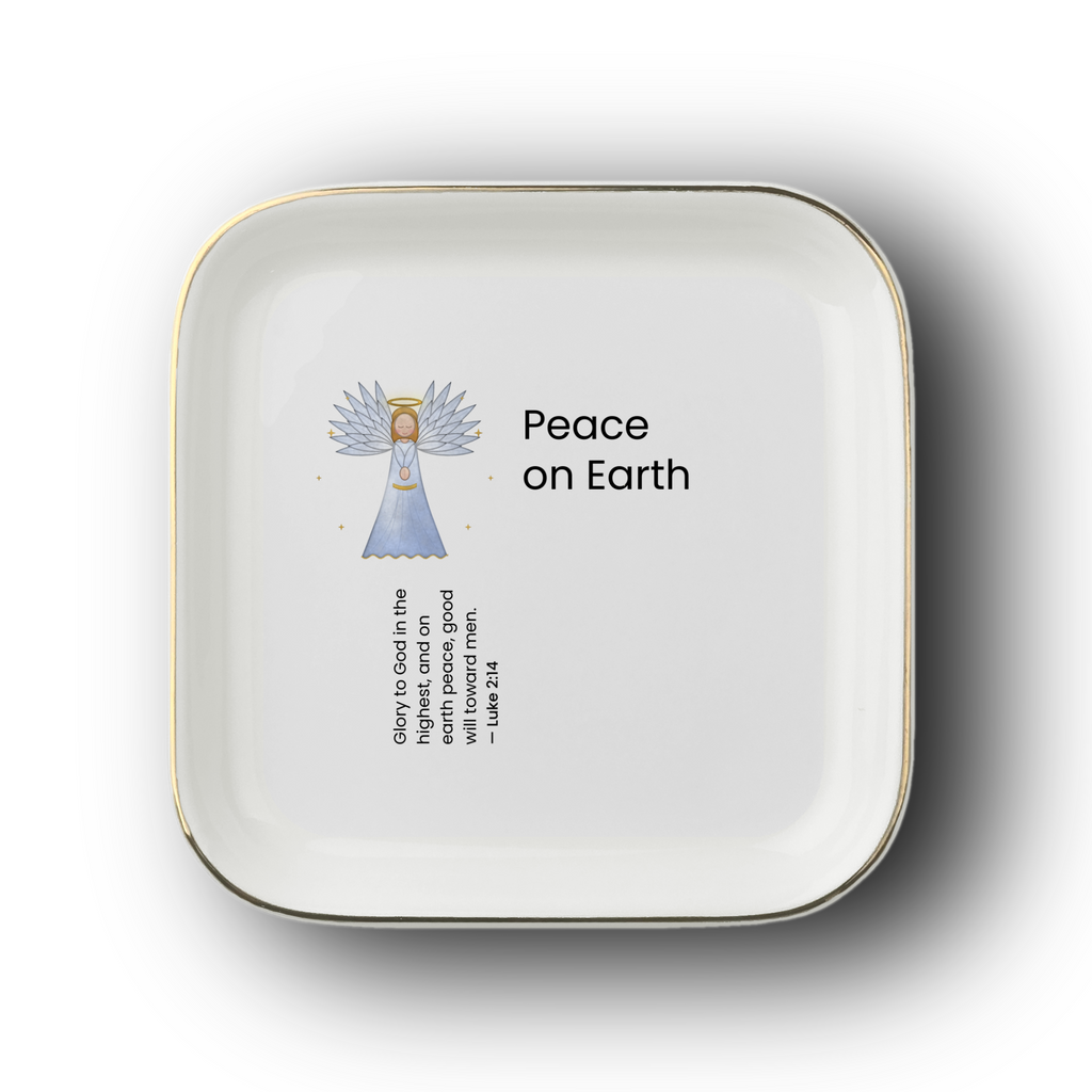 Peace on Earth Jewelry Dish