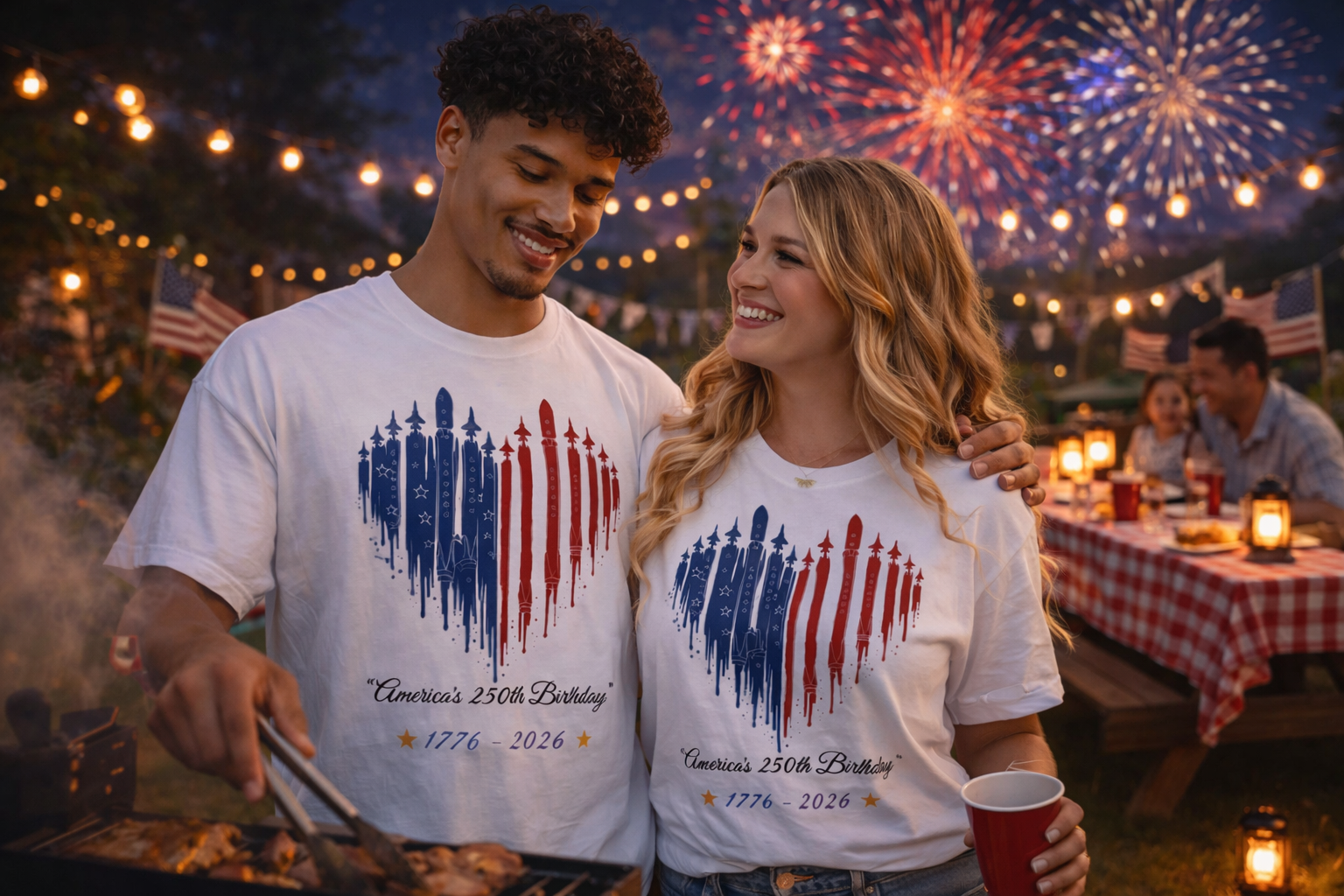 Celebrate America's 250th Birthday T-shirt
