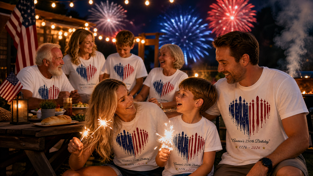 Celebrate America's 250th Birthday T-shirt