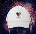 Patriotic Heart Trucker Cap — Veterans 1775–2026 Memorial Hat