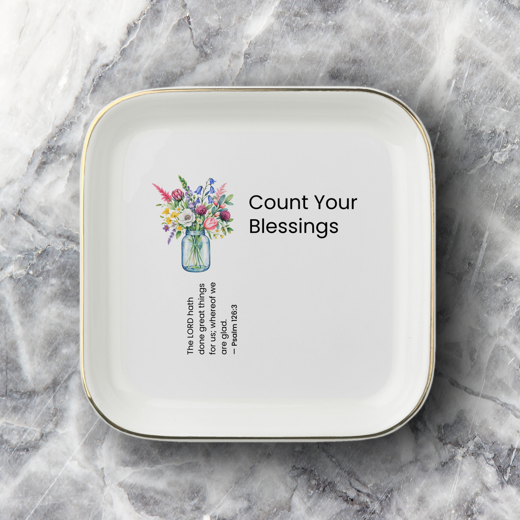 Counts Your Blessings Jewelry Dish
