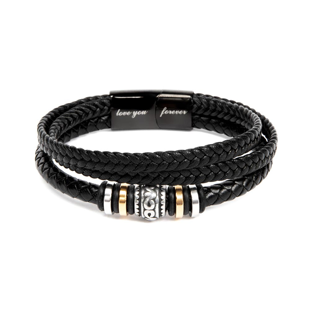 Greater Love Hath No One Bracelet - John 15:13 (Silver Beads)