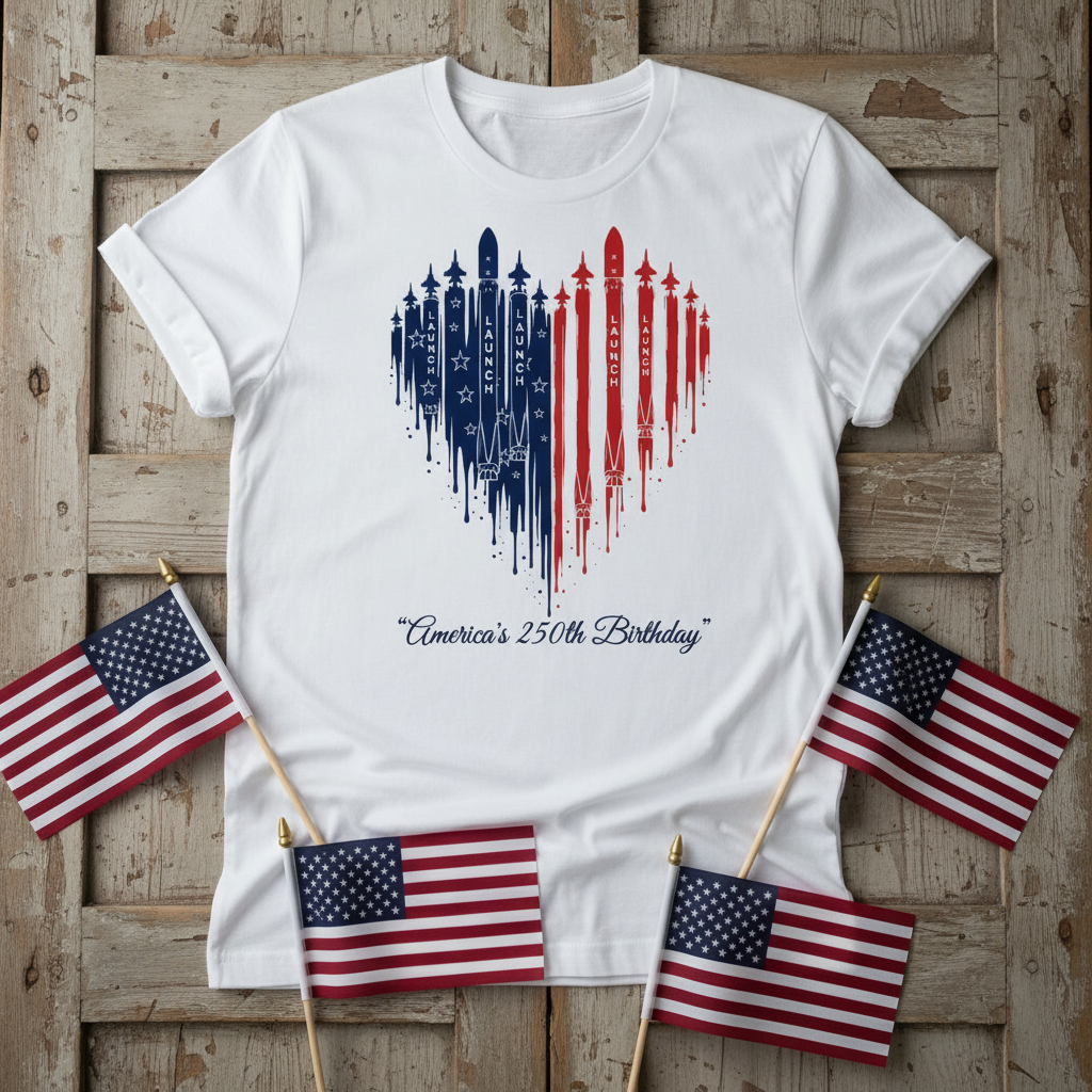 Celebrate America's 250th Birthday T-shirt